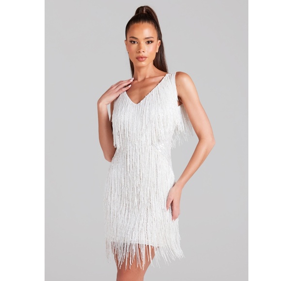 NADINE MERABI Other - Nadine Merabi Sadie Dress White
